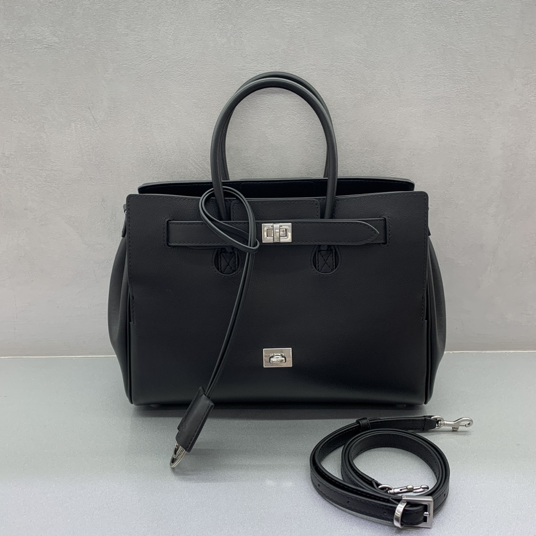 BALENCIAGA Smooth Calfskin Medium Bel Air Carry All Bag