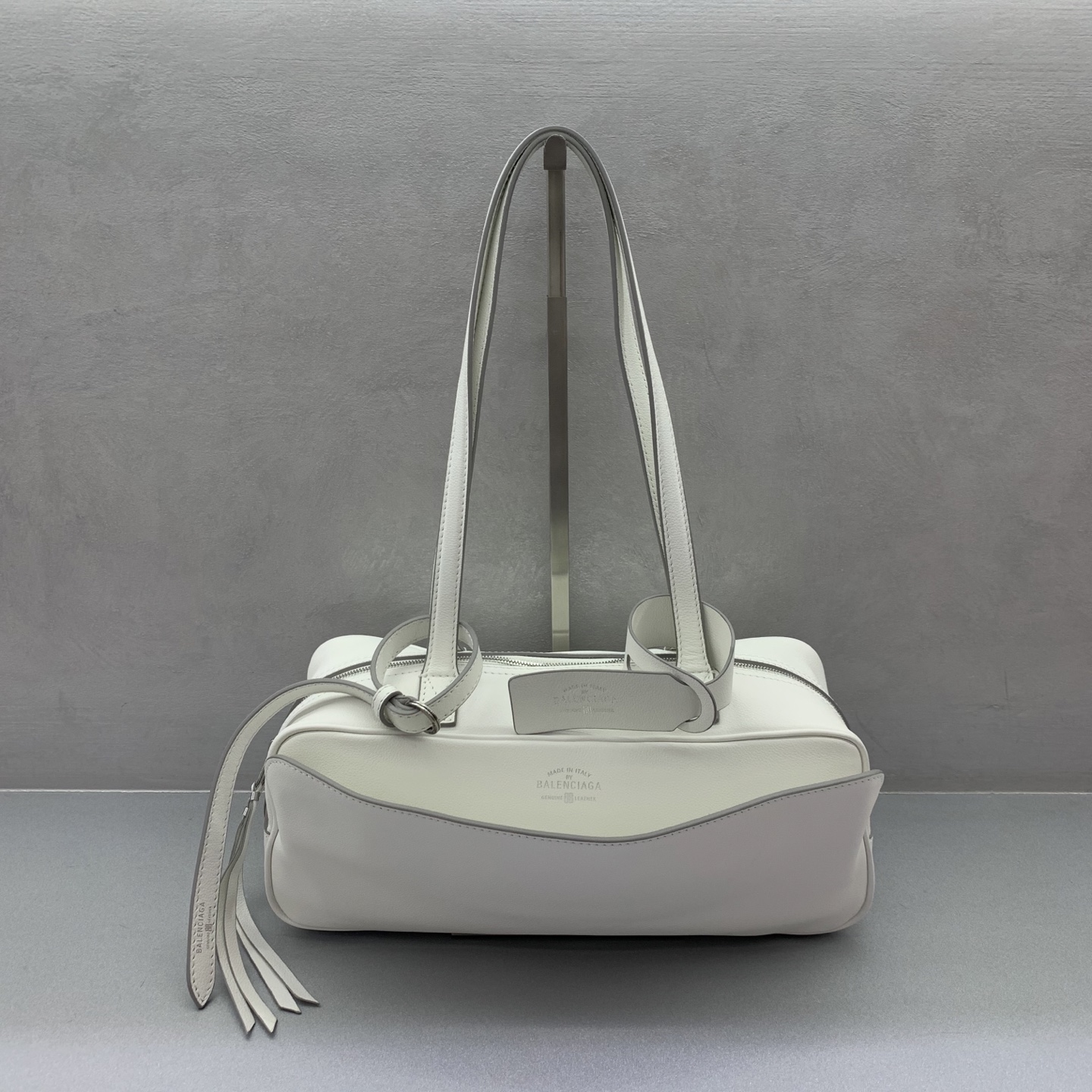 Balenciaga Women’s Carrie Bowling Bag Small in Mineral
