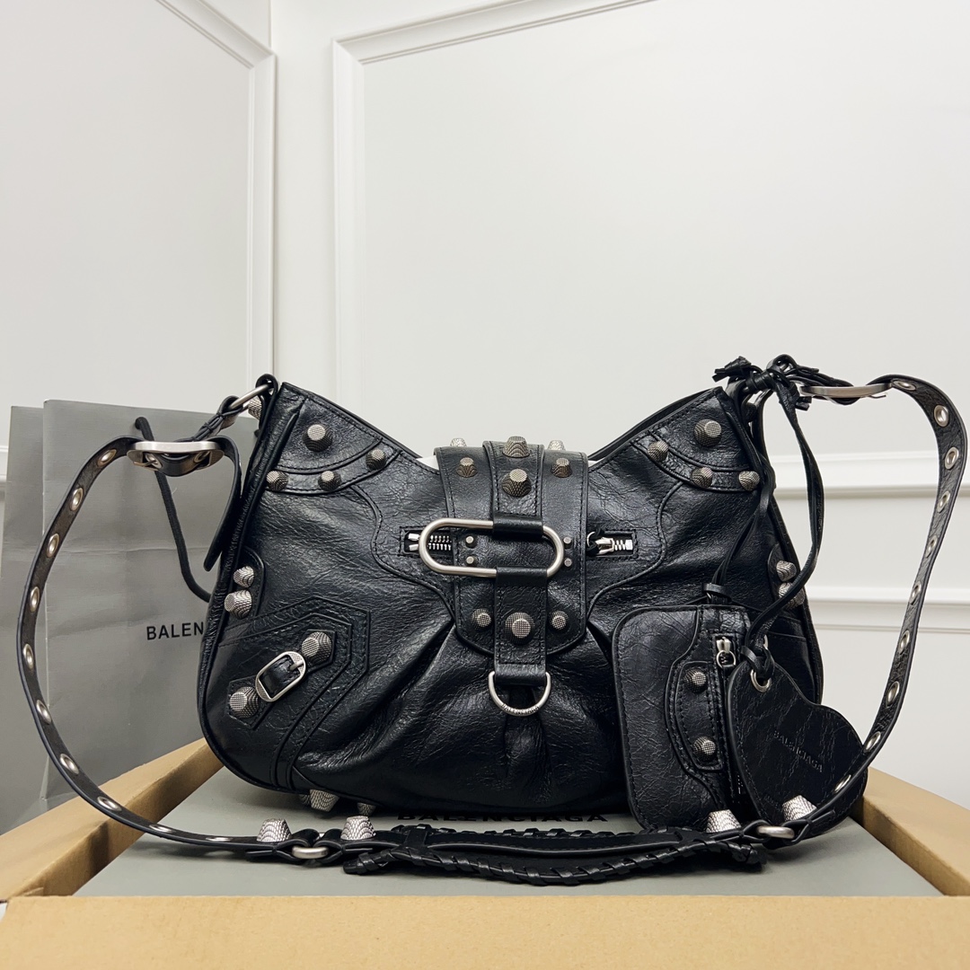 Balenciaga Medium Le Cagole – Black Shoulder Bags, Handbags – BAL234483