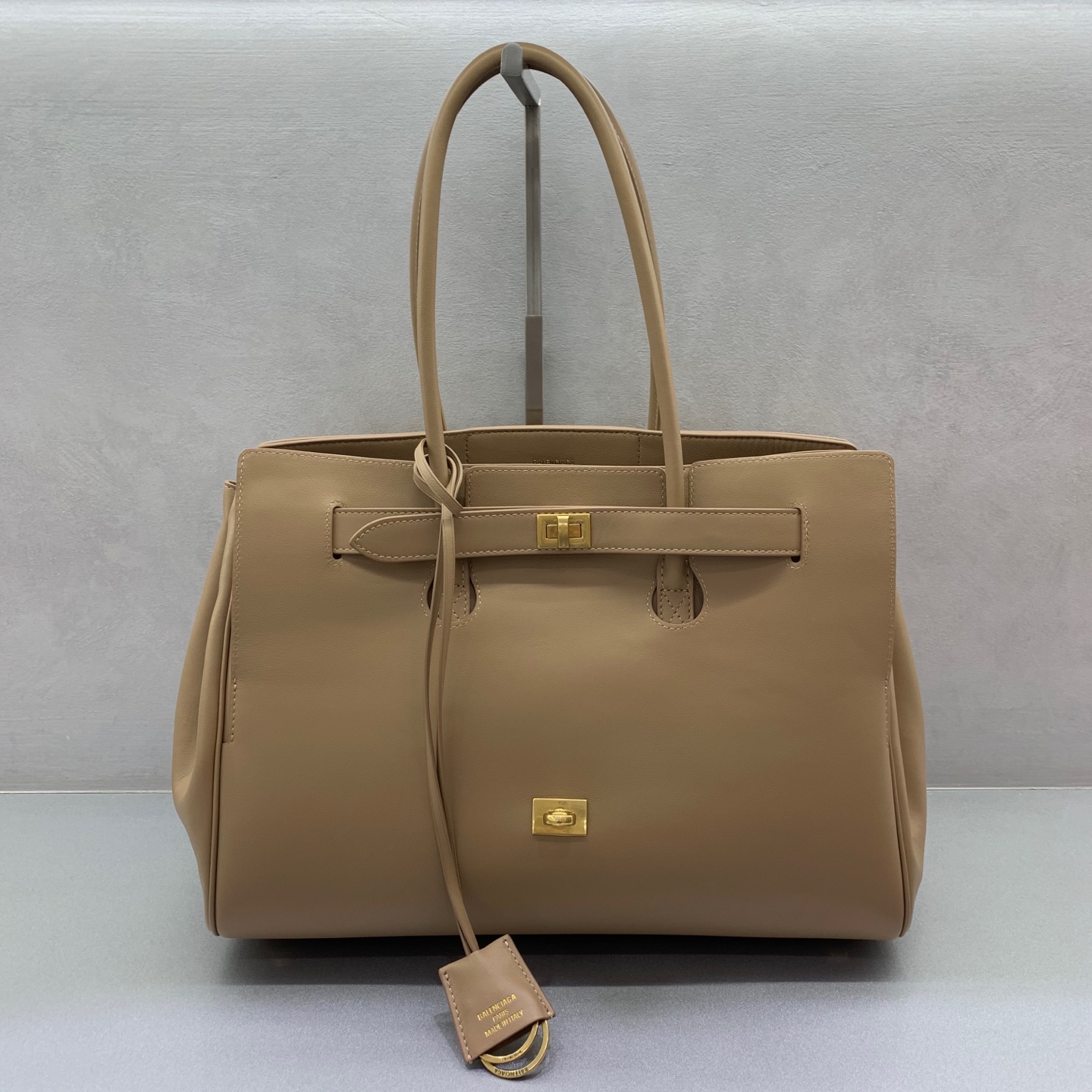 Balenciaga Small Carry All Bel Air Bag in Natural