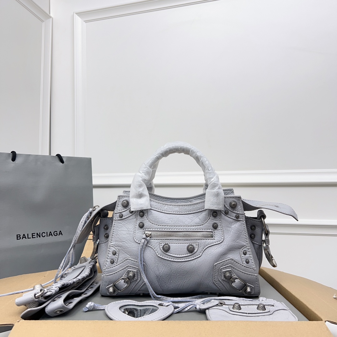 BalenciagaNeoCagoleCitySmallTop-Handle Bag