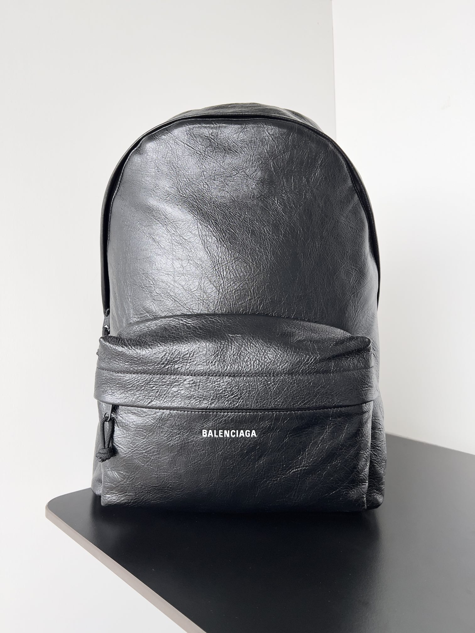 Balenciaga Explorer Leather Backpack Black ref.2292988