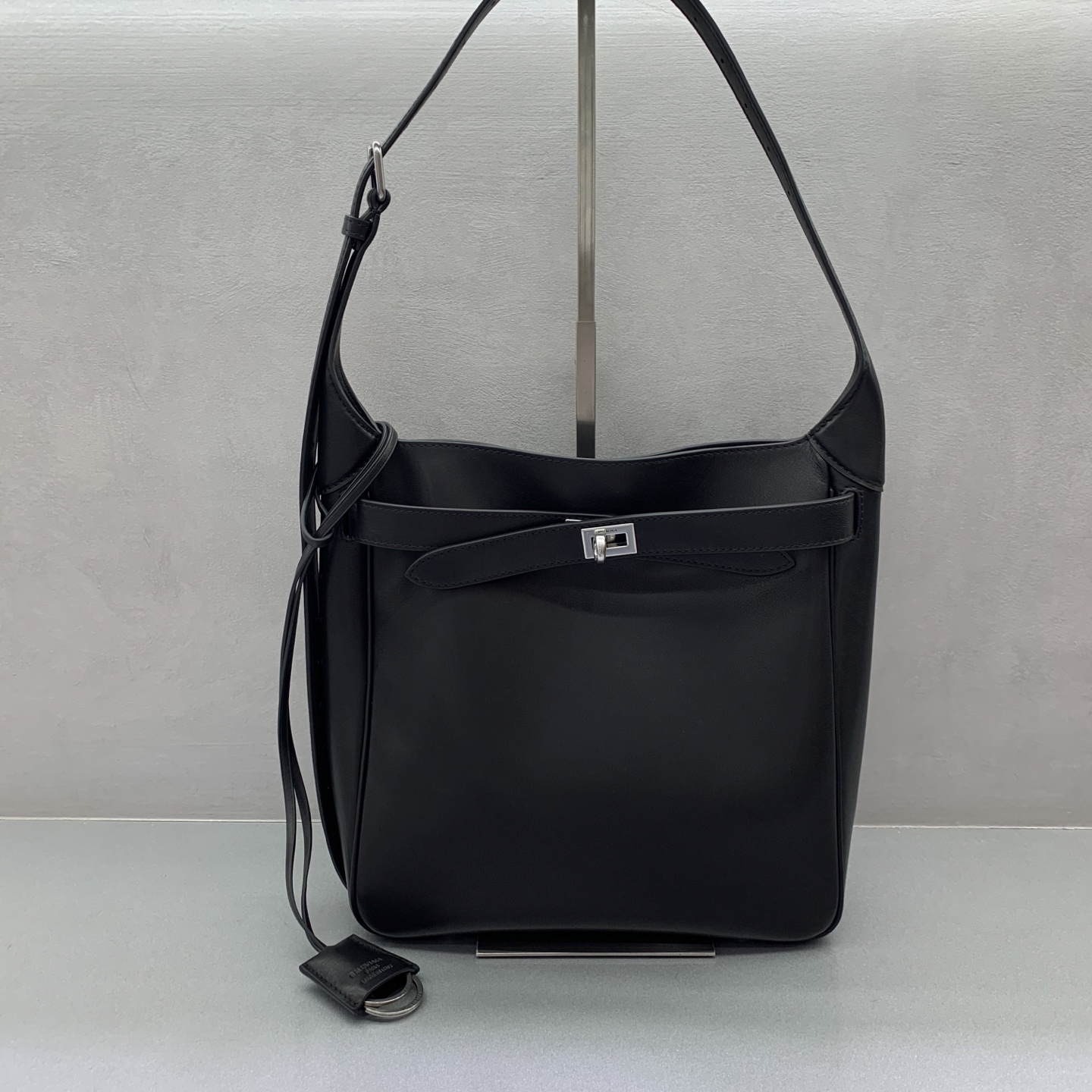 Balenciaga: Black Bel Air Small Bag  black
