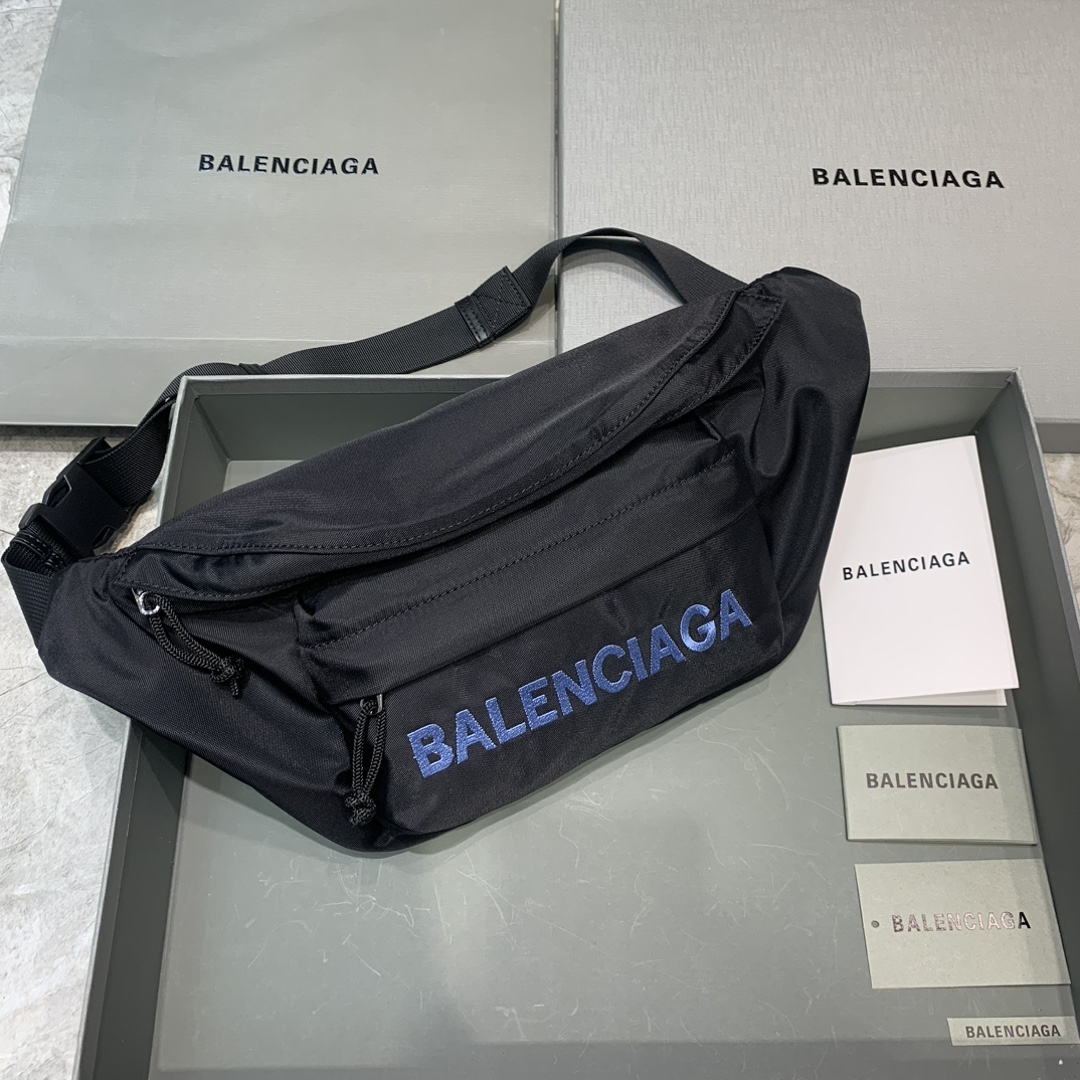 Balenciaga Body Bag Waist Pouch Black  Balenciaga 00208