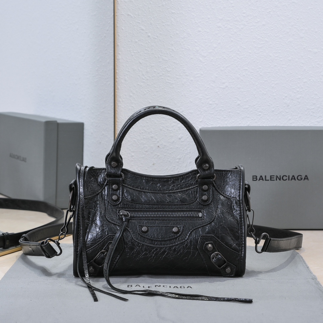 Balenciaga Nano Le City Leather Convertible Crossbody Bag | Nordstrom