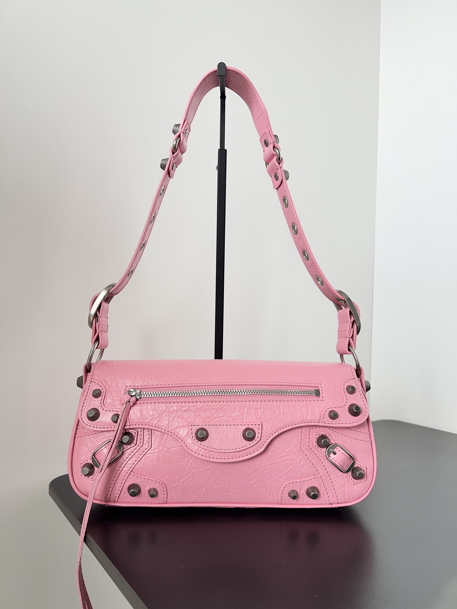Balenciaga Pink Leather Le Cagole S Sling Bag | eBay
