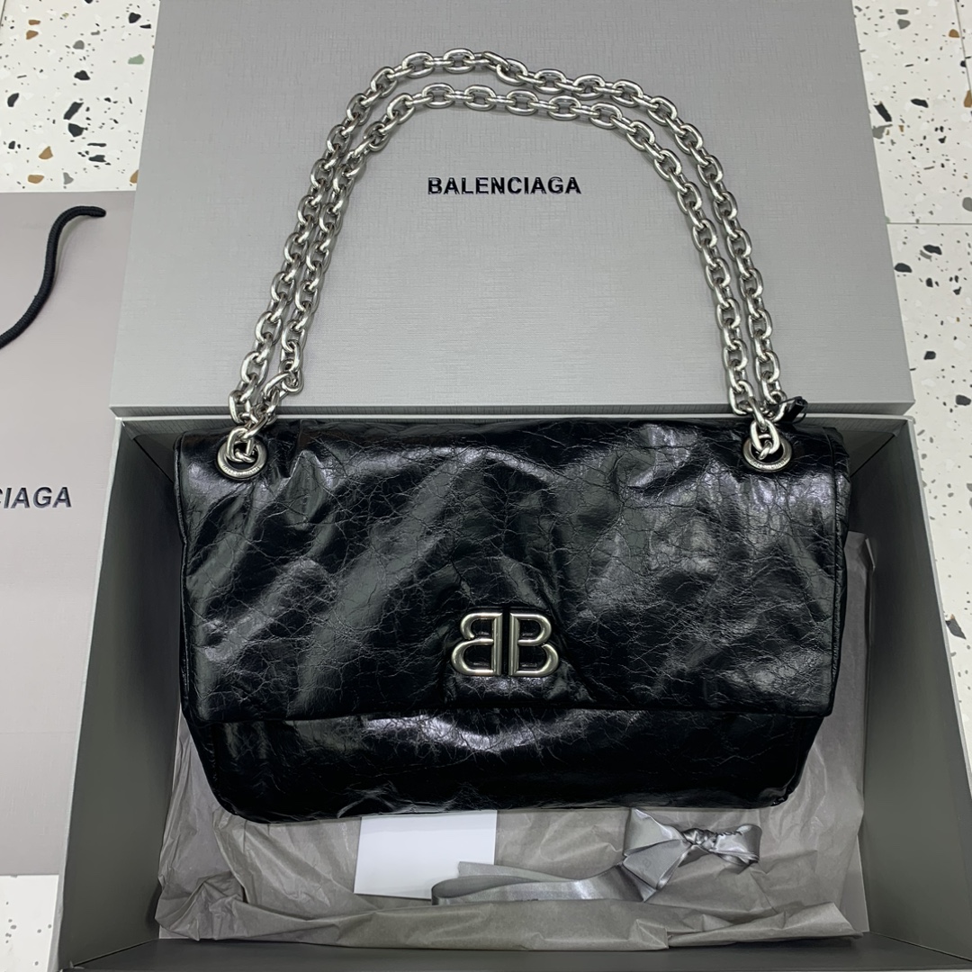 Balenciaga Women’s Monaco Bag Mini in Black | Balenciaga US