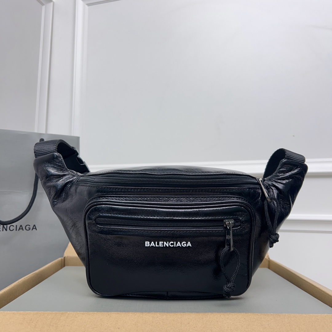 BALENCIAGA Body Bag Waist Bag Unisex Explorer Leather