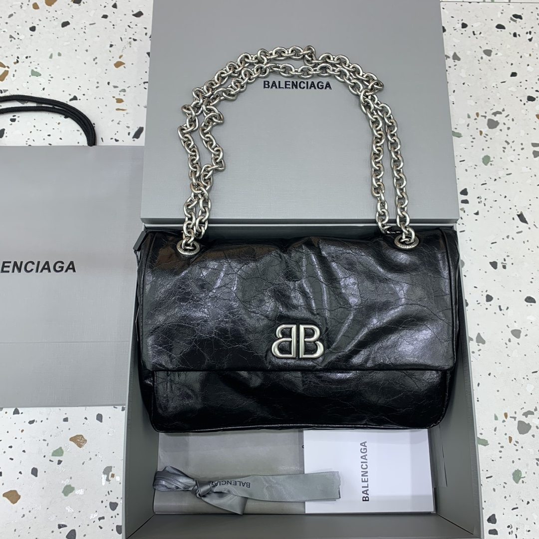 Balenciaga Women’s Monaco Bag Mini in Black | Balenciaga US