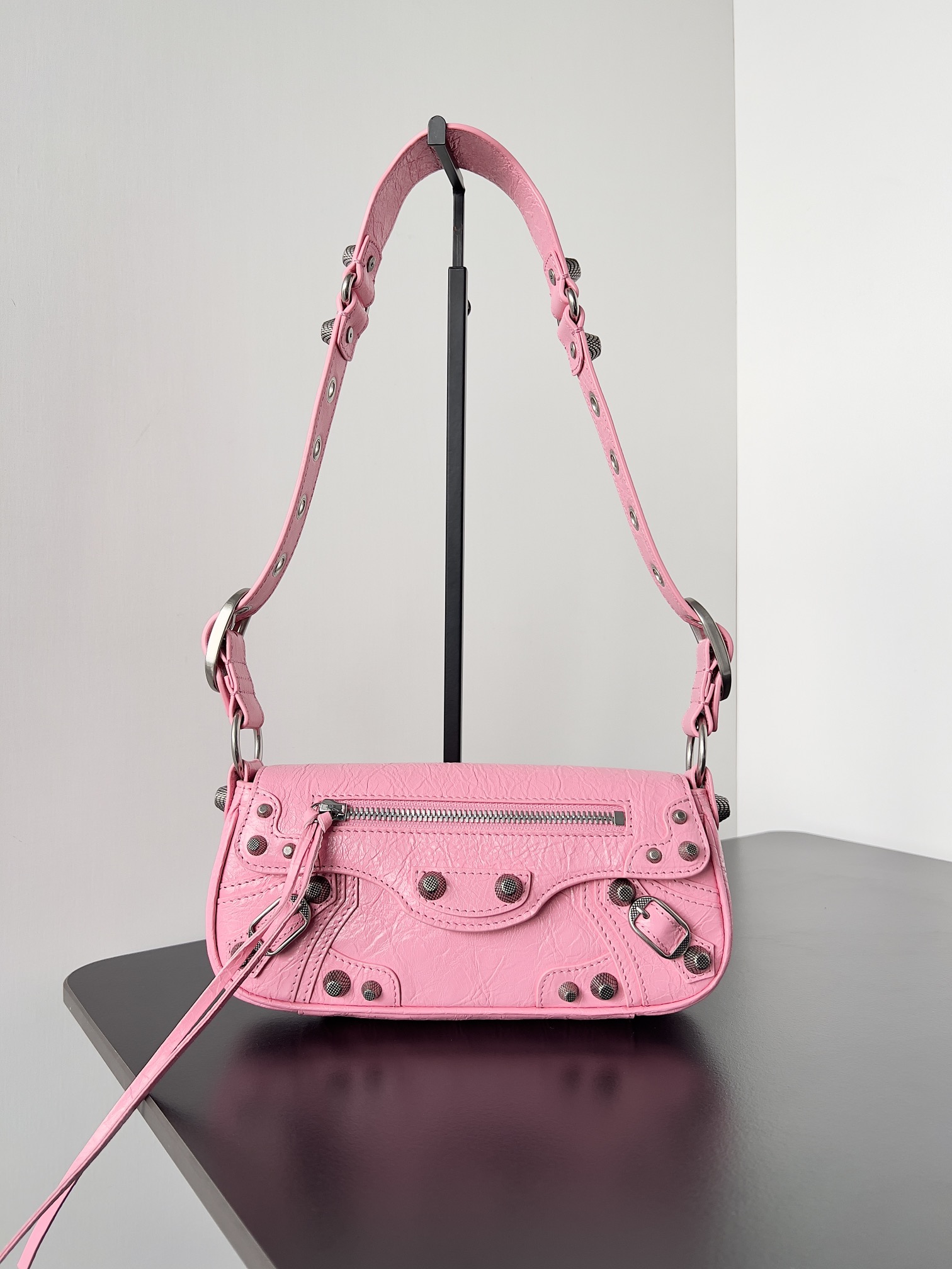 Balenciaga Pink Leather Le Cagole S Sling Bag | eBay