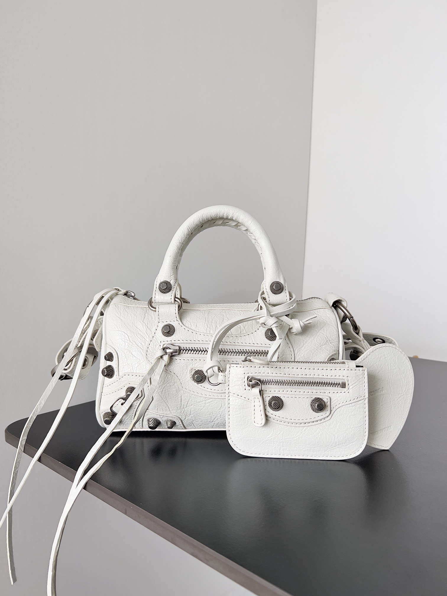 Balenciaga Women’s Le City Bag Mini in Optic White | Balenciaga US
