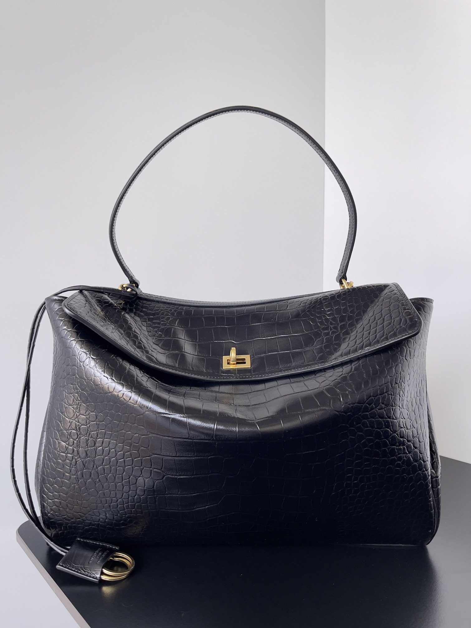 Balenciaga Rodeo Tote Bag | Black | F Balenciaga 00329