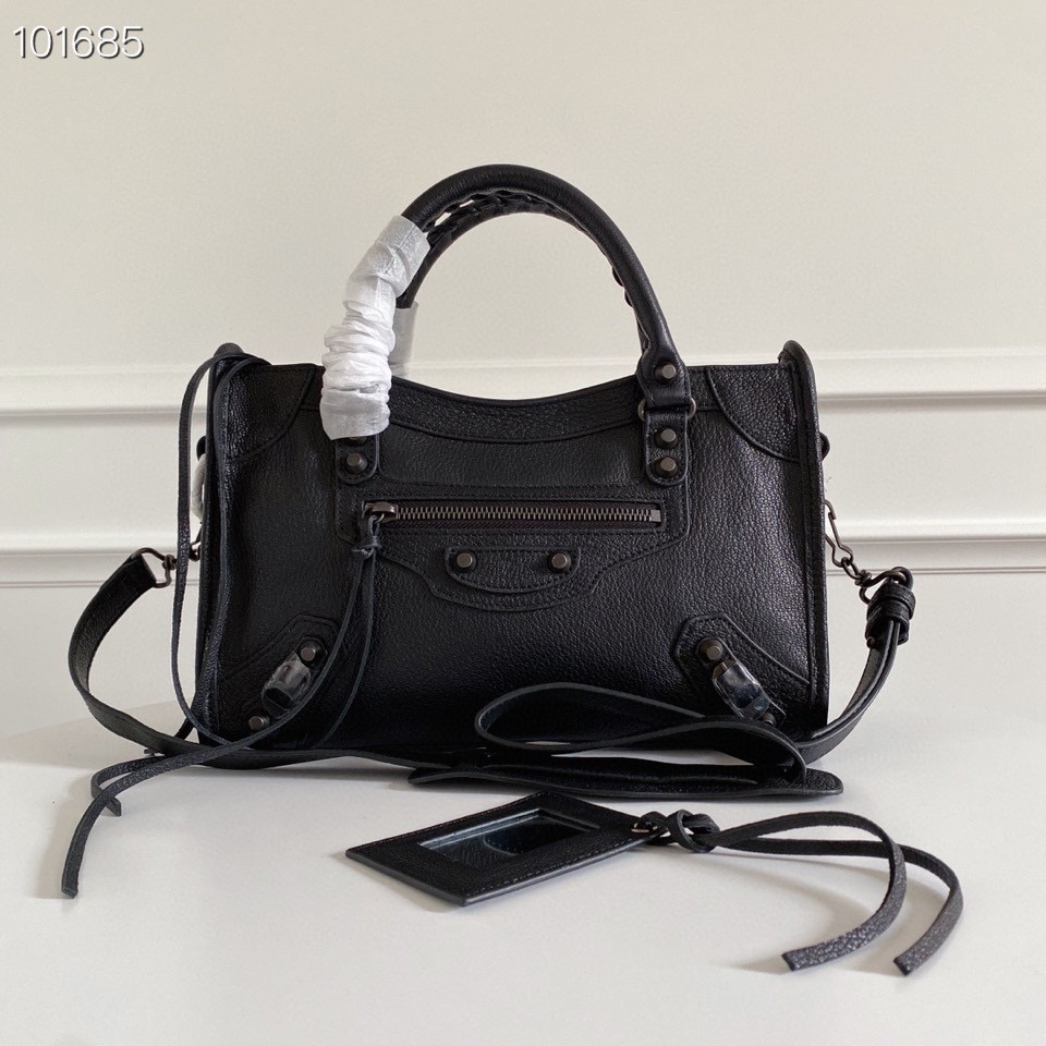 Balenciaga Neo Classic City Xs Leather Handbag Black Black |