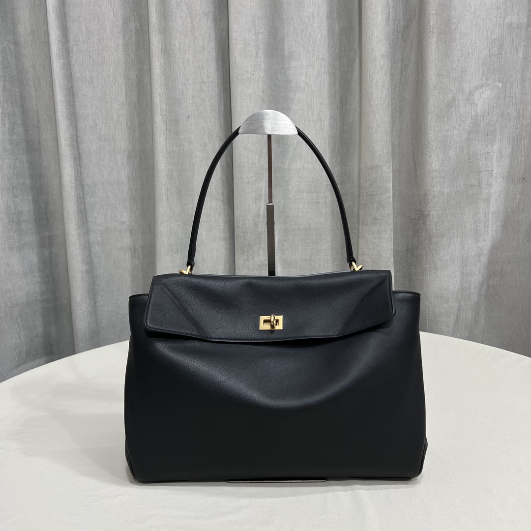 Balenciaga Large Rodeo Leather Shoulder Bag