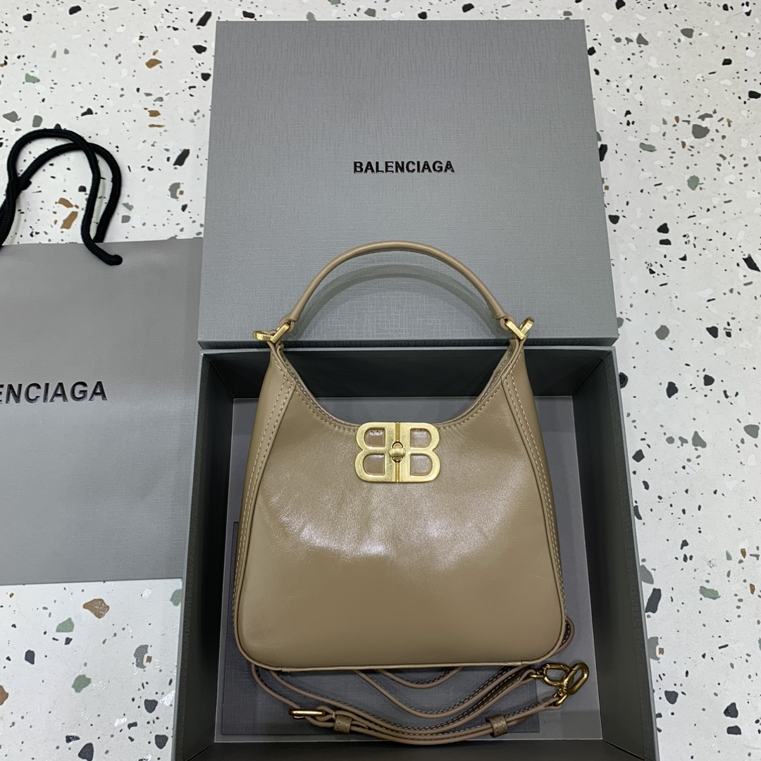 Balenciaga Bb Soft Small Purse In Sand |