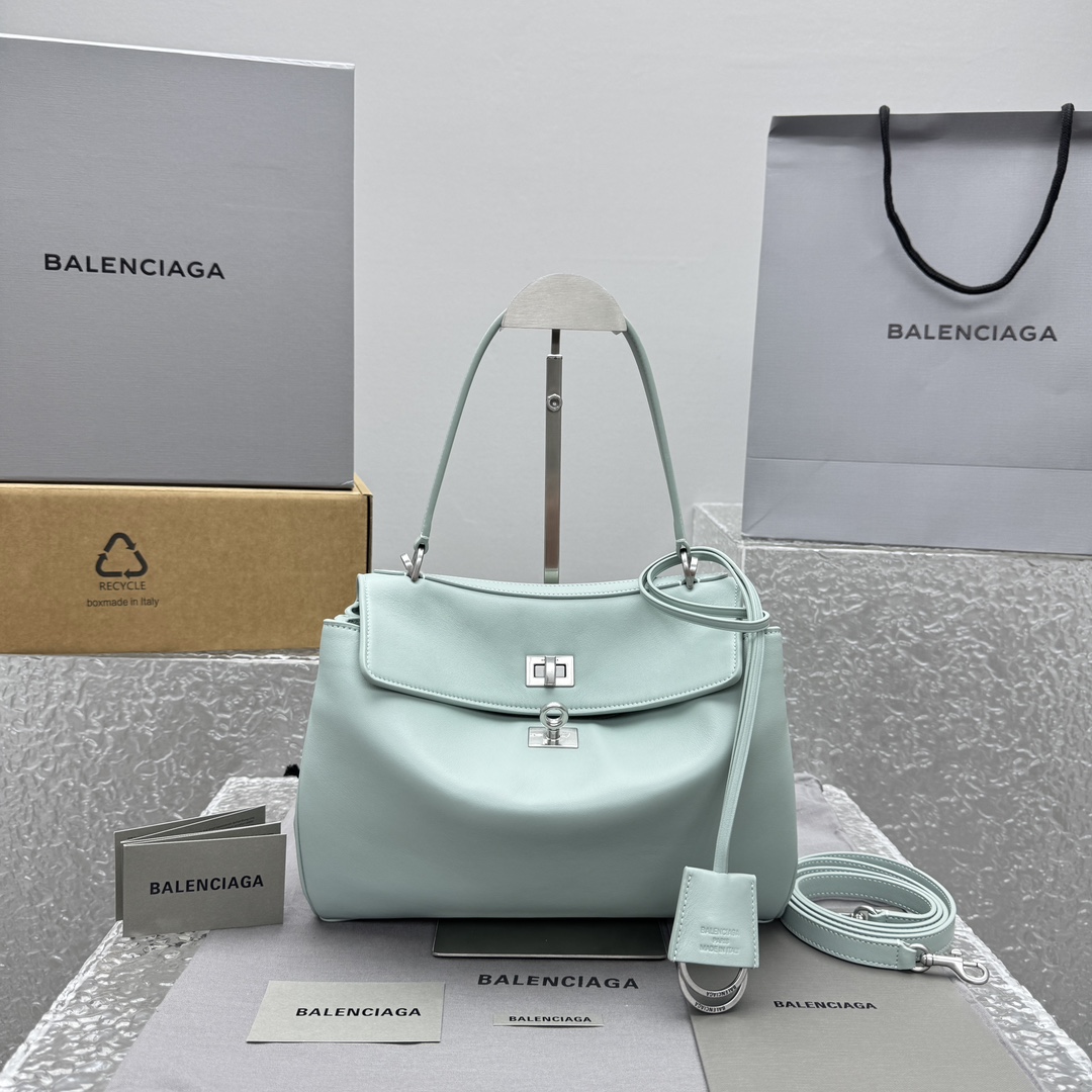 Balenciaga Women’s Rodeo Handbag Small in Mineral Green |