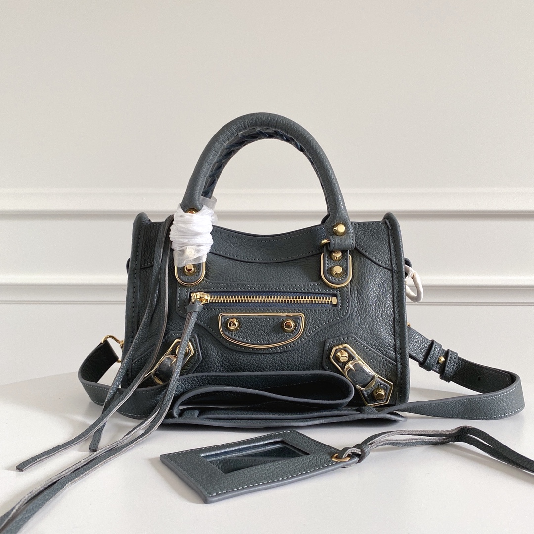 Balenciaga Ladies Classic Nano City Shoulder Bag BGLD-011