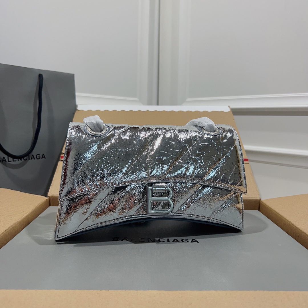 BALENCIAGA – Crush Xs Quilted Leather Shoulder Bag