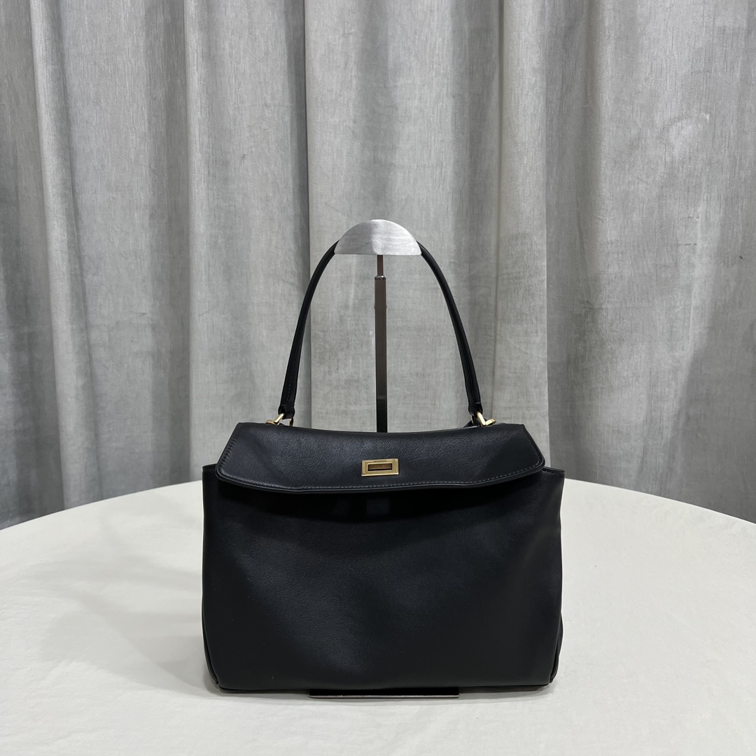 Balenciaga Leather Rodeo Mini 2025 – Black Handle Bags, Handbags – BAL330633