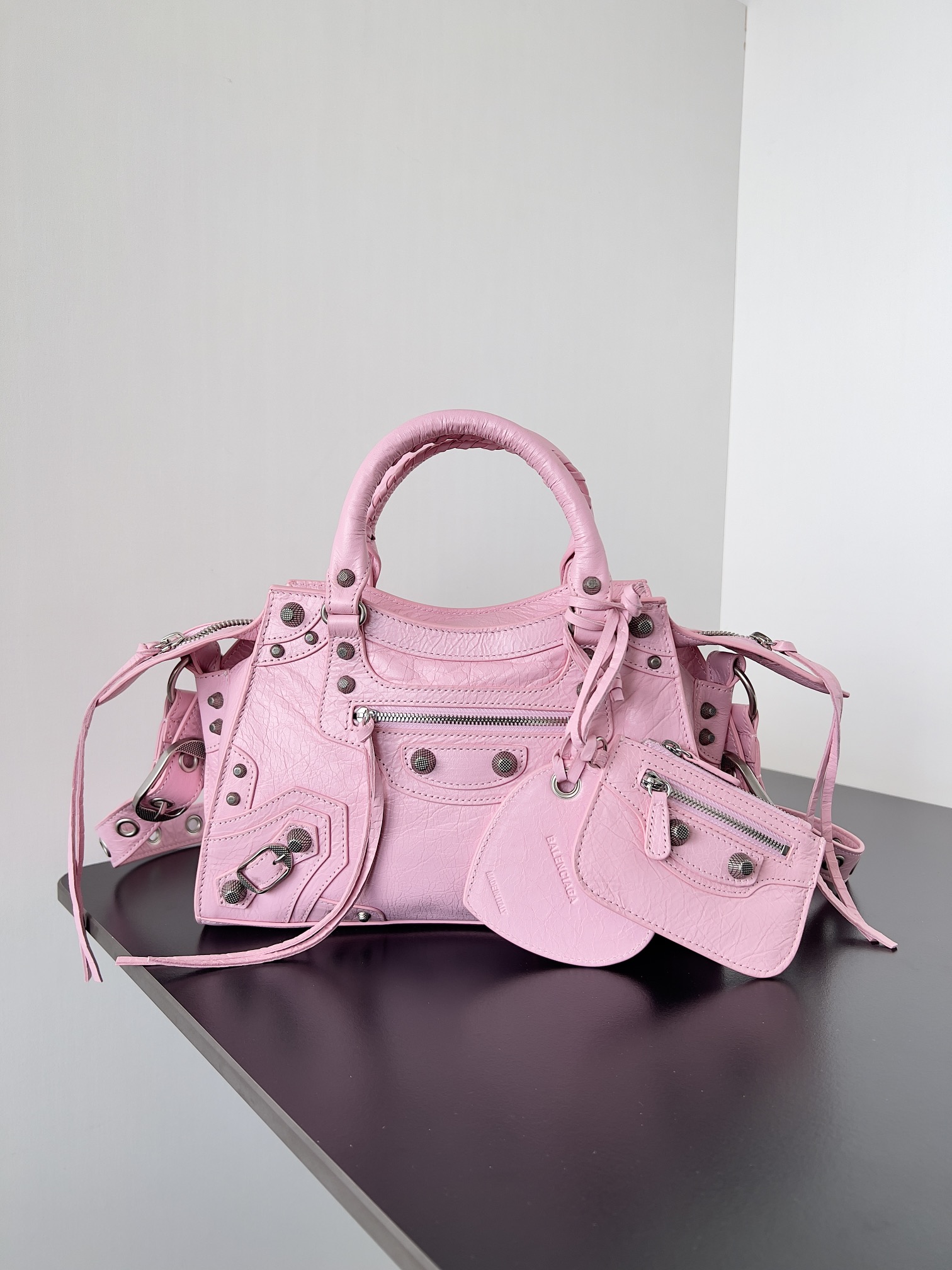 Balenciaga Neo Cagoule Tote and Shoulder Bag XS Size