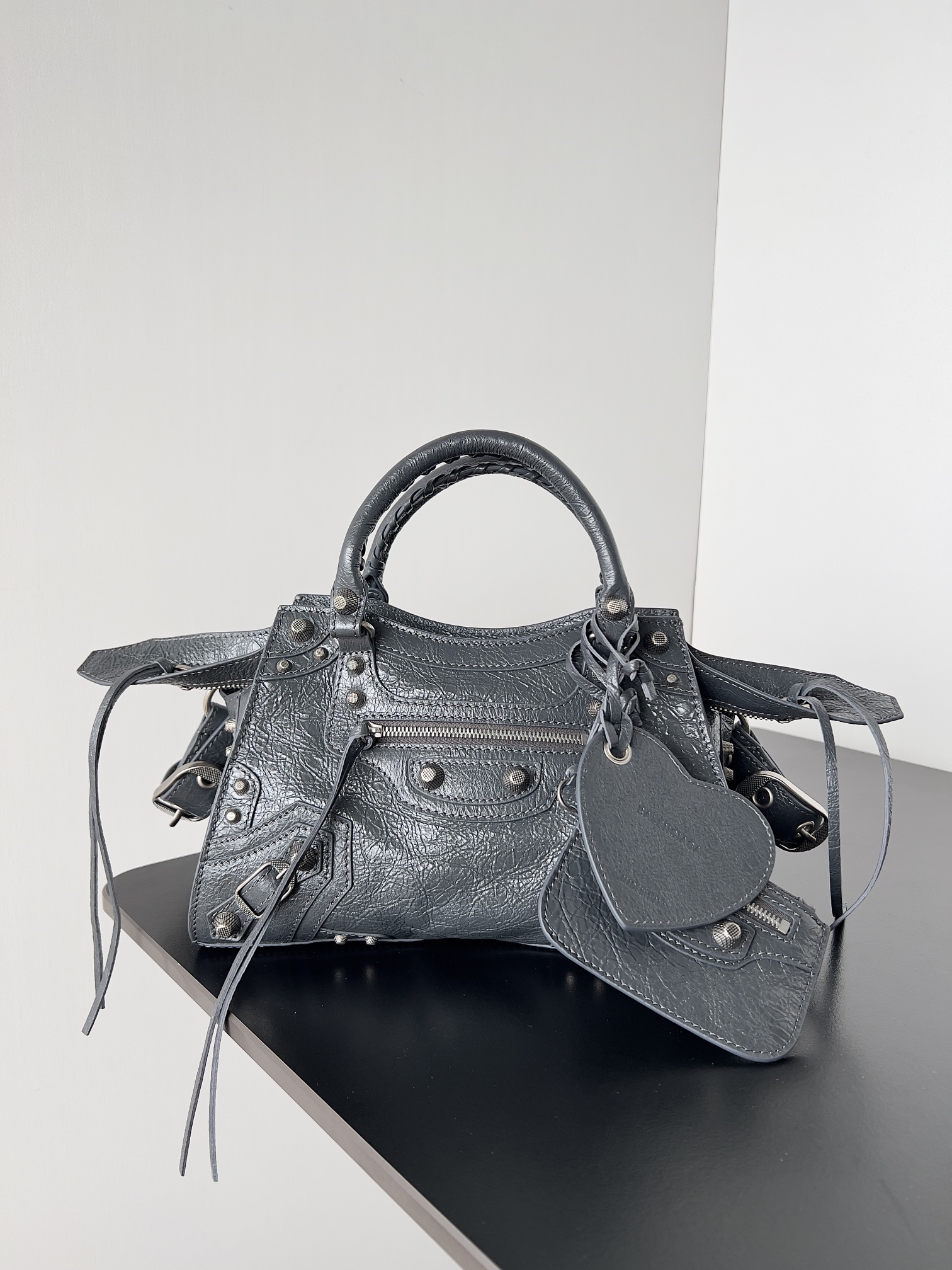 Balenciaga Women’s Le City Bag Mini With Charms in Black | Balenciaga