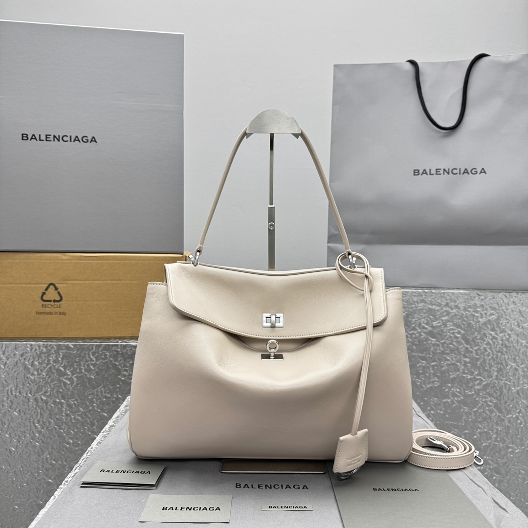Balenciaga Women’s Rodeo Handbag Small in Almond | Balenciaga US