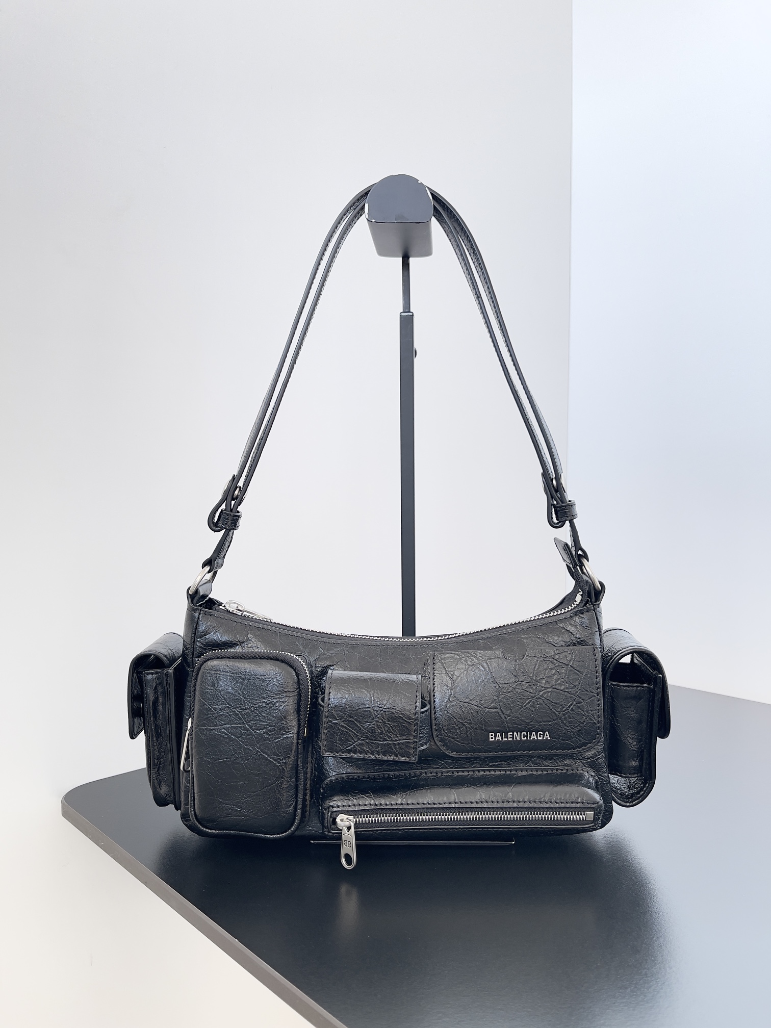 Balenciaga Black S Superbusy Sling Bag Balenciaga