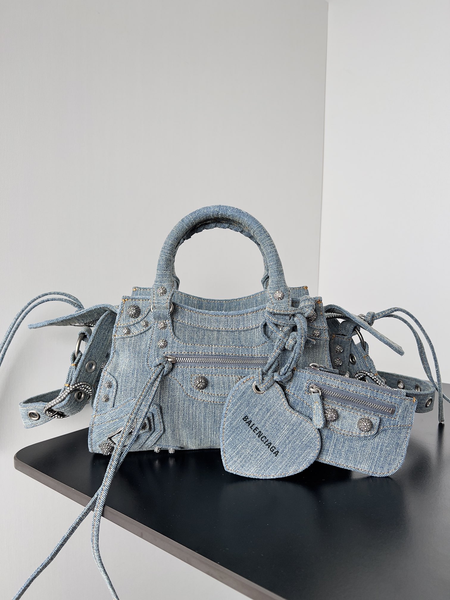 Balenciaga 2022 Neo Cagole XS Shoulder Bag – Blue Handle Bags, Handbags – BAL244566