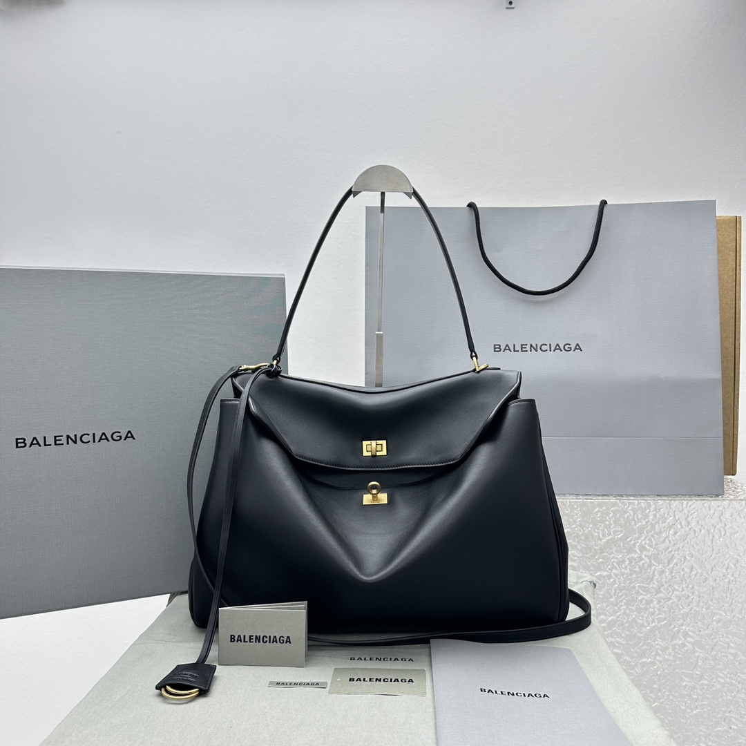 Balenciaga Large Rodeo Leather Shoulder Bag