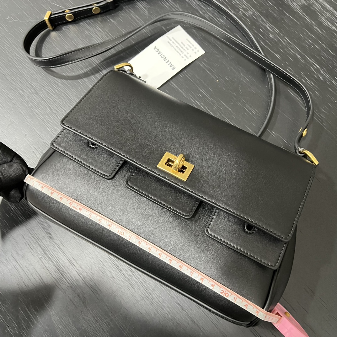 Balenciaga Women’s Bel Air Flap Bag Xs in Black | Balenciaga US
