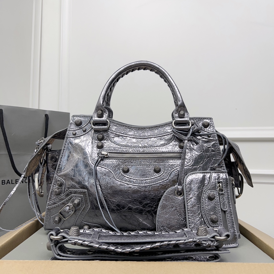 Balenciaga Neo Cagole XS Handbag with Rhinestones
