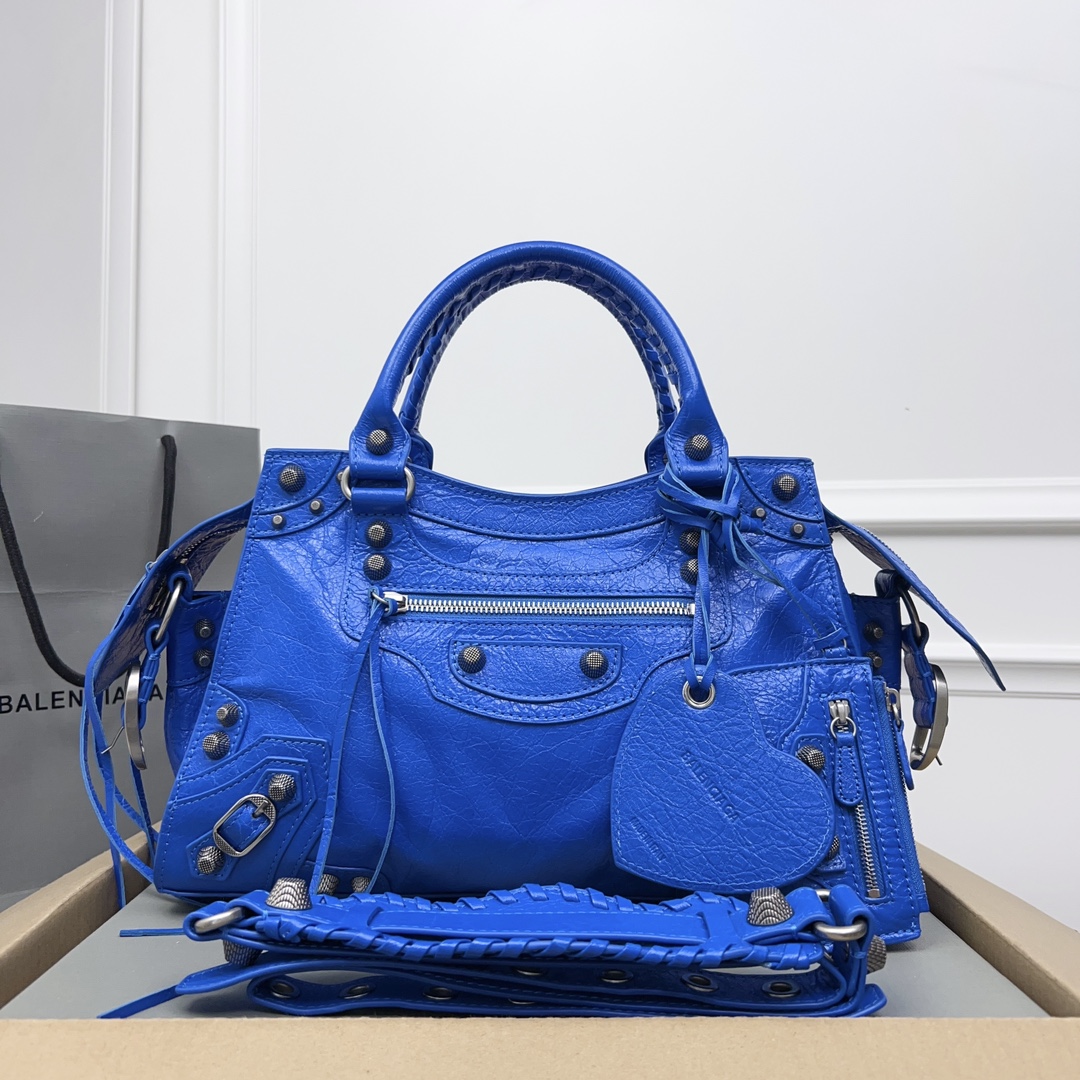 Balenciaga Motocross Giant 12 Town Bag – Blue Handle Bags, Handbags – BAL260884