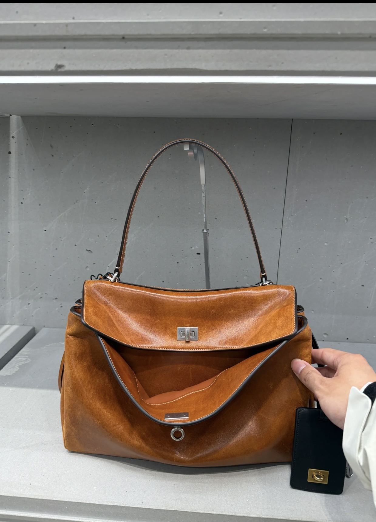 Balenciaga Shoulder bags with adjustable strap and metal hardware