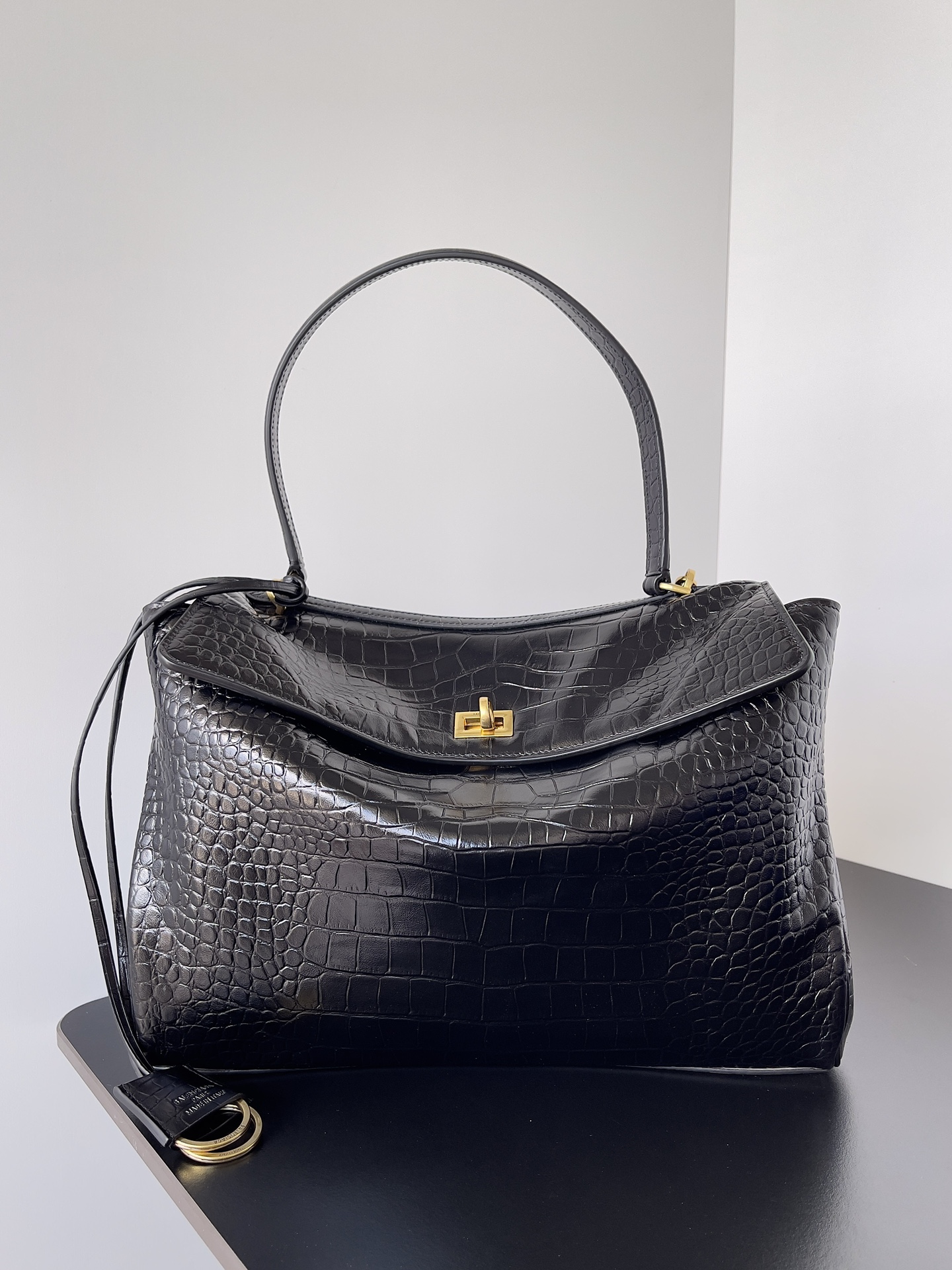 Balenciaga Women’s Rodeo Handbag Mini in Black | Balenciaga US