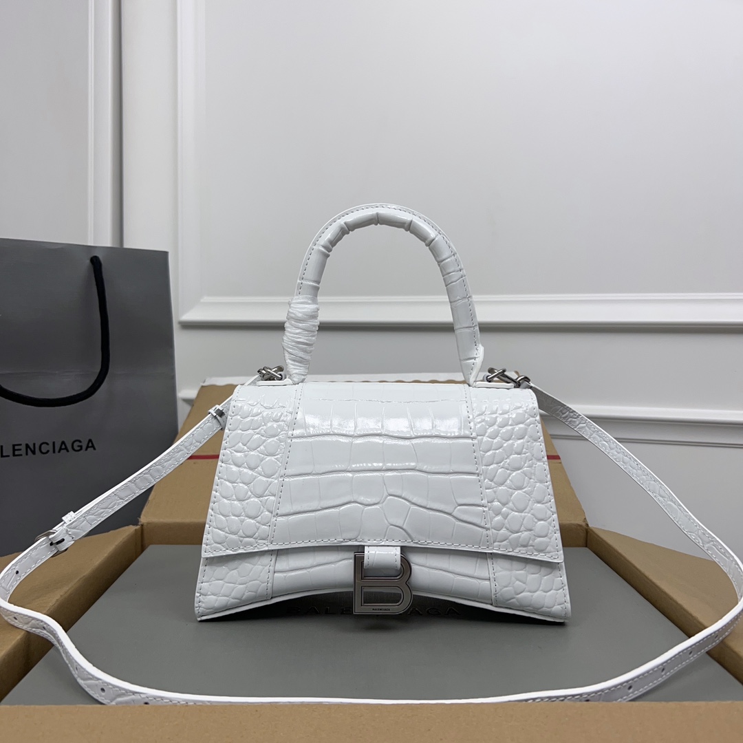 Balenciaga Pre-Owned 2020 XS Embossed Hourglass Satchel |