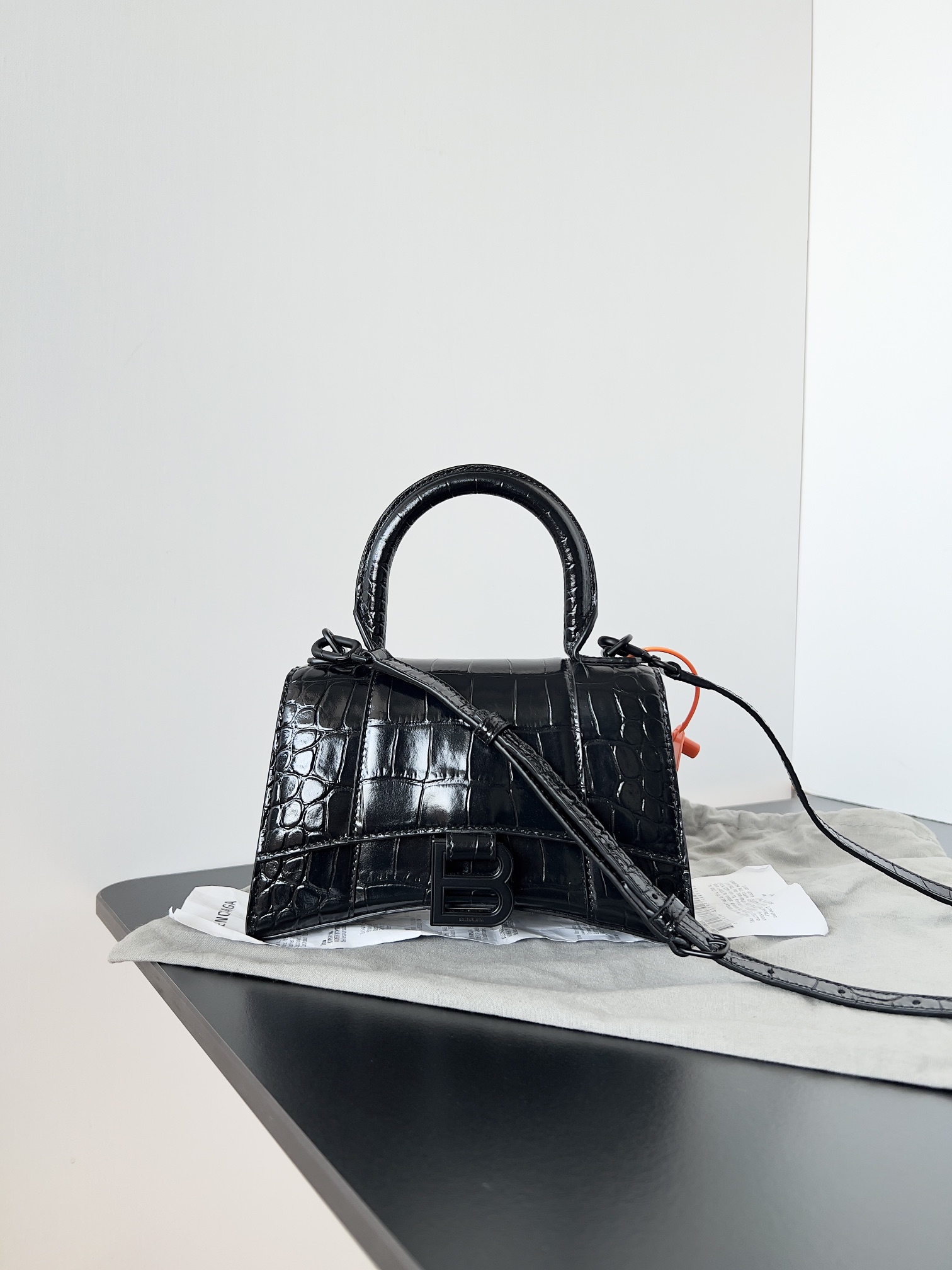 Balenciaga Hourglass XS top-handle Bag | Black