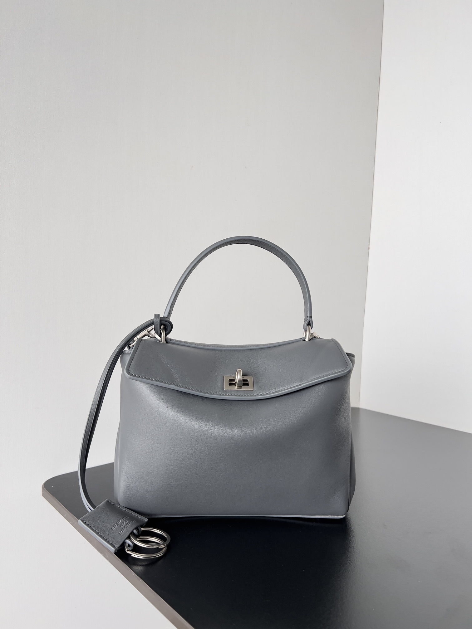 Balenciaga Women’s Rodeo Handbag Small in Cloud Grey | Balenciaga US