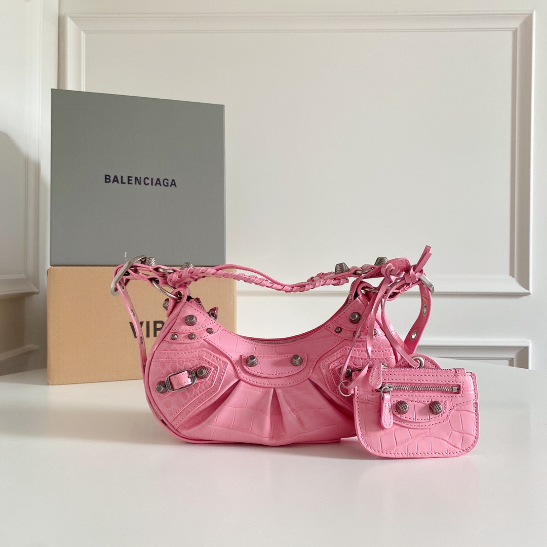 Balenciaga Le Cagole Giant Studs Shoulder Bag Leather XS | eBay