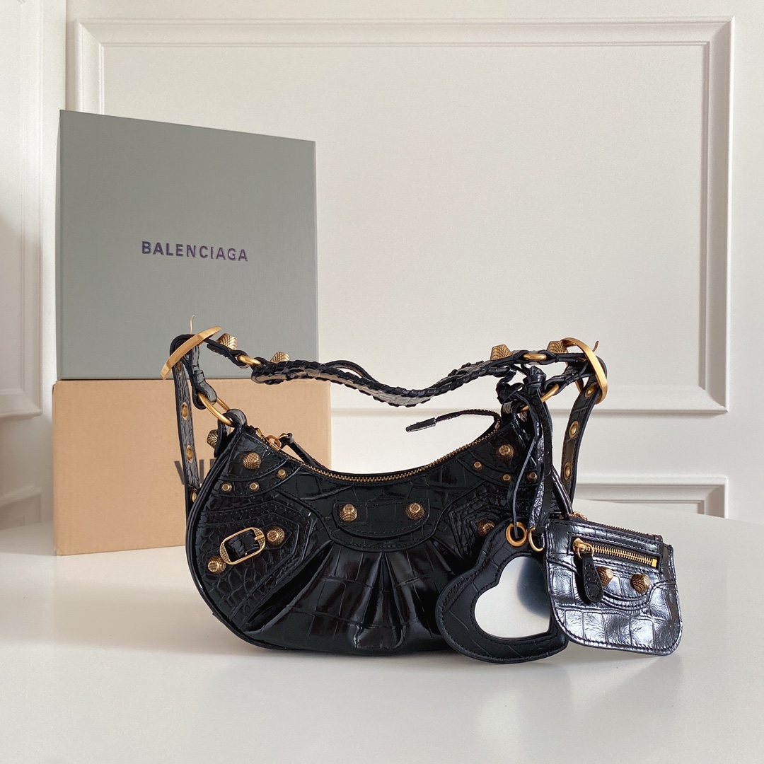 Balenciaga Le Cagole XS Shoulder Bag | Black |