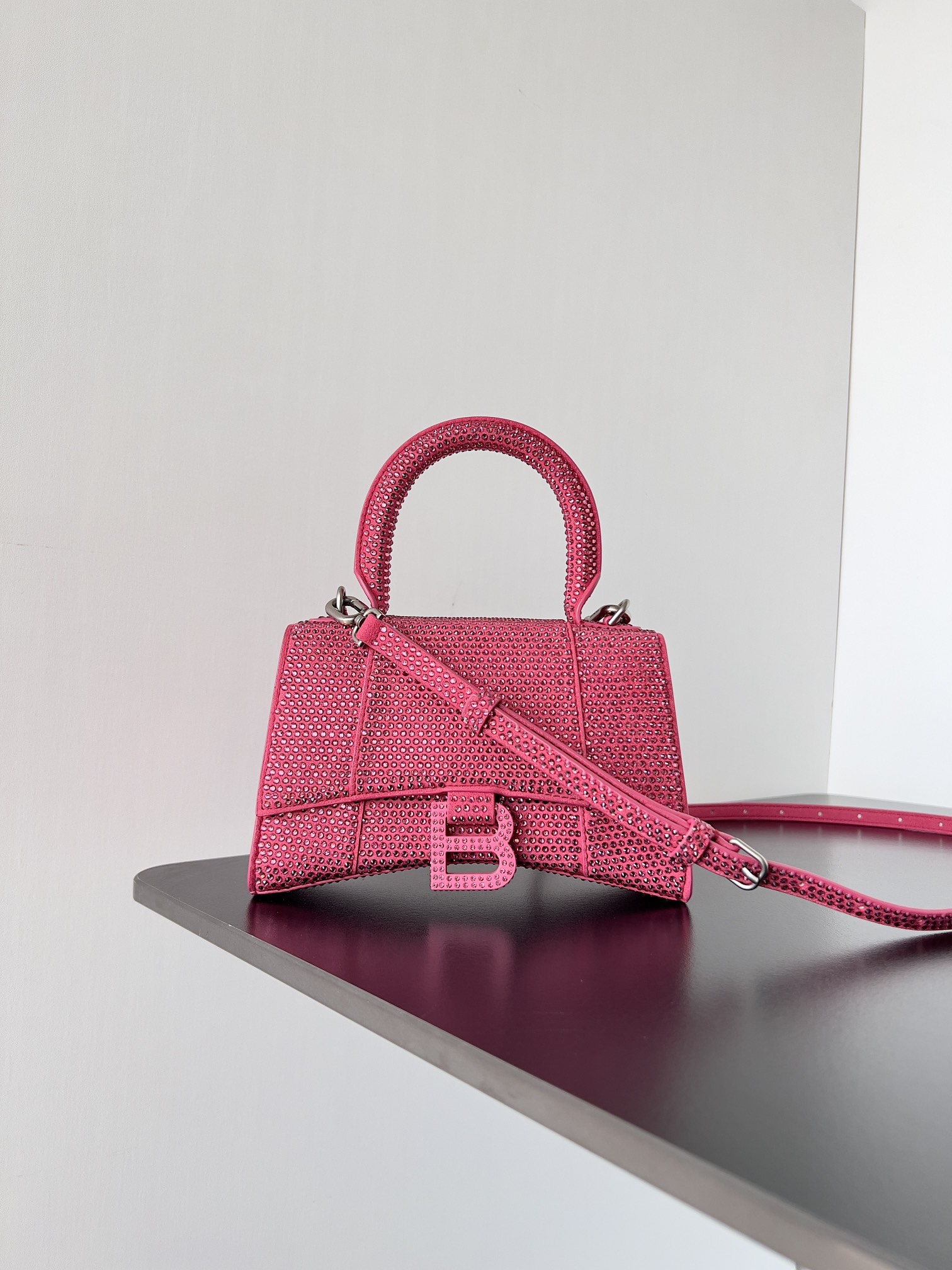 Balenciaga | Bags | Balenciaga Lilac Hourglass Wallet On Chai
