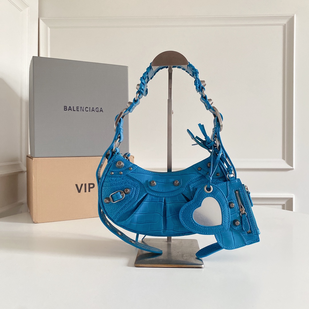 Balenciaga Le Cagole XS Shoulder Bag | Blue