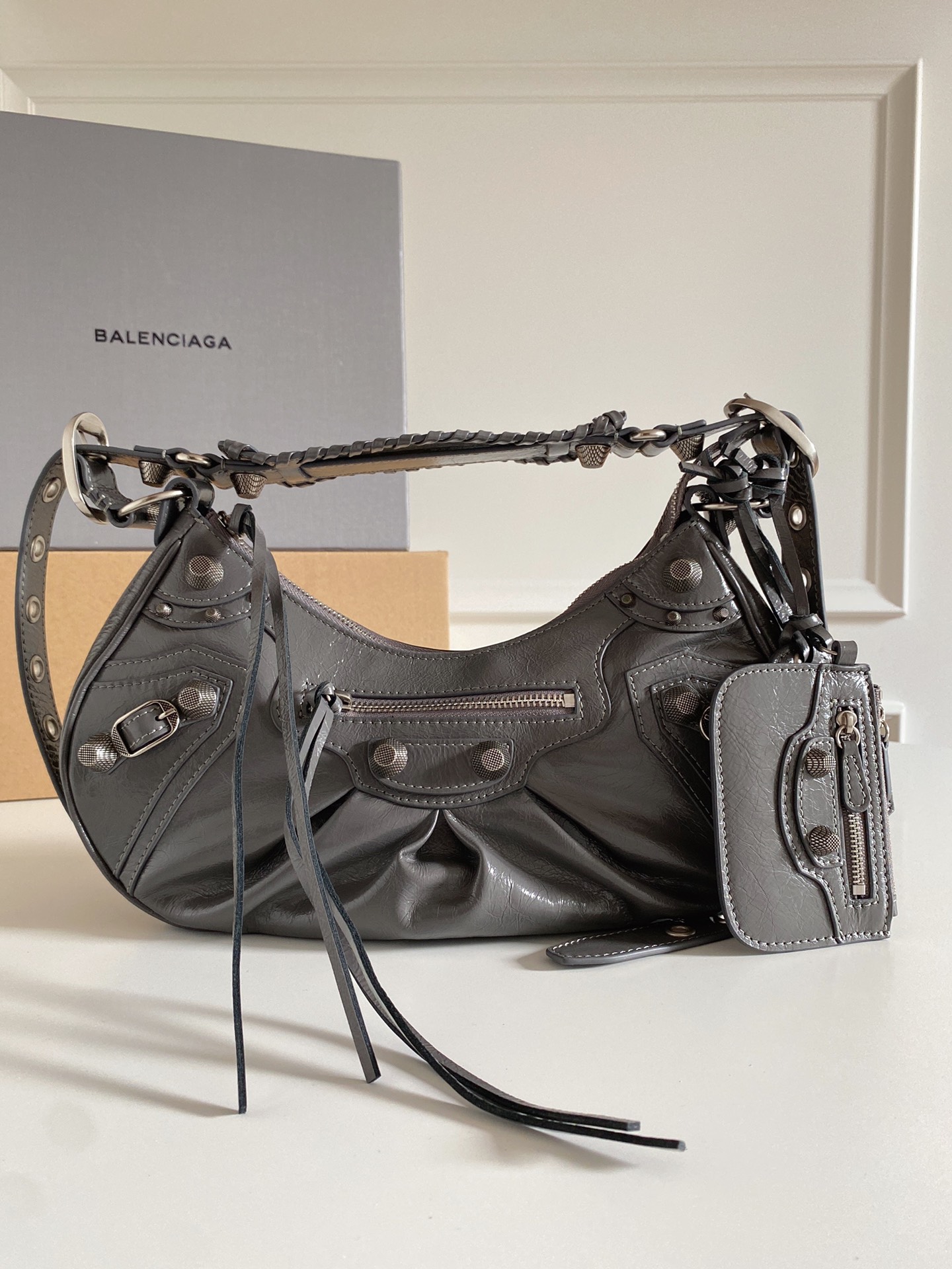 Balenciaga Le Cagole Leather Shoulder Bag | ALWAYS
