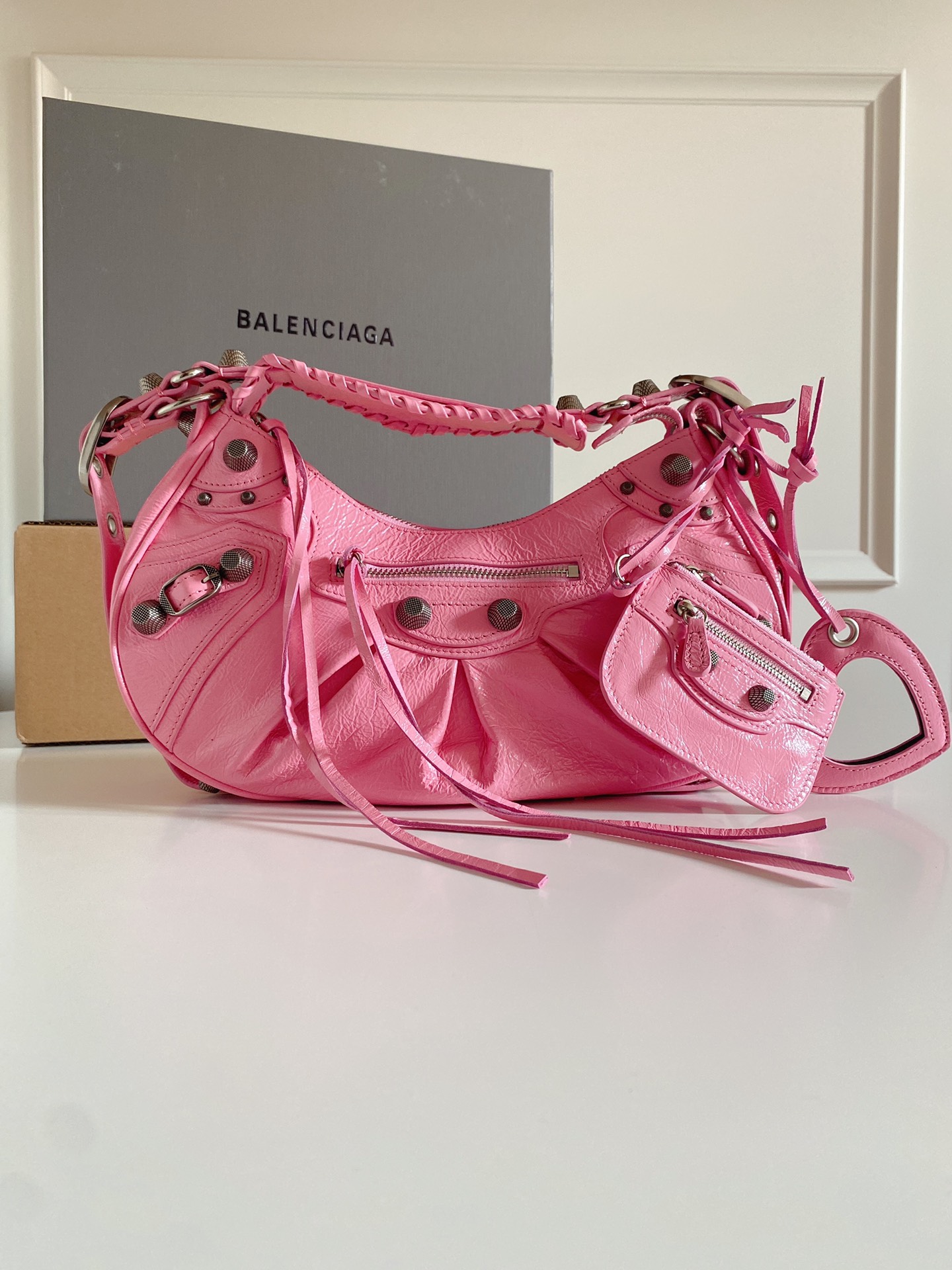 Balenciaga XS Rucagal XS Shoulder Bag Pink 671309