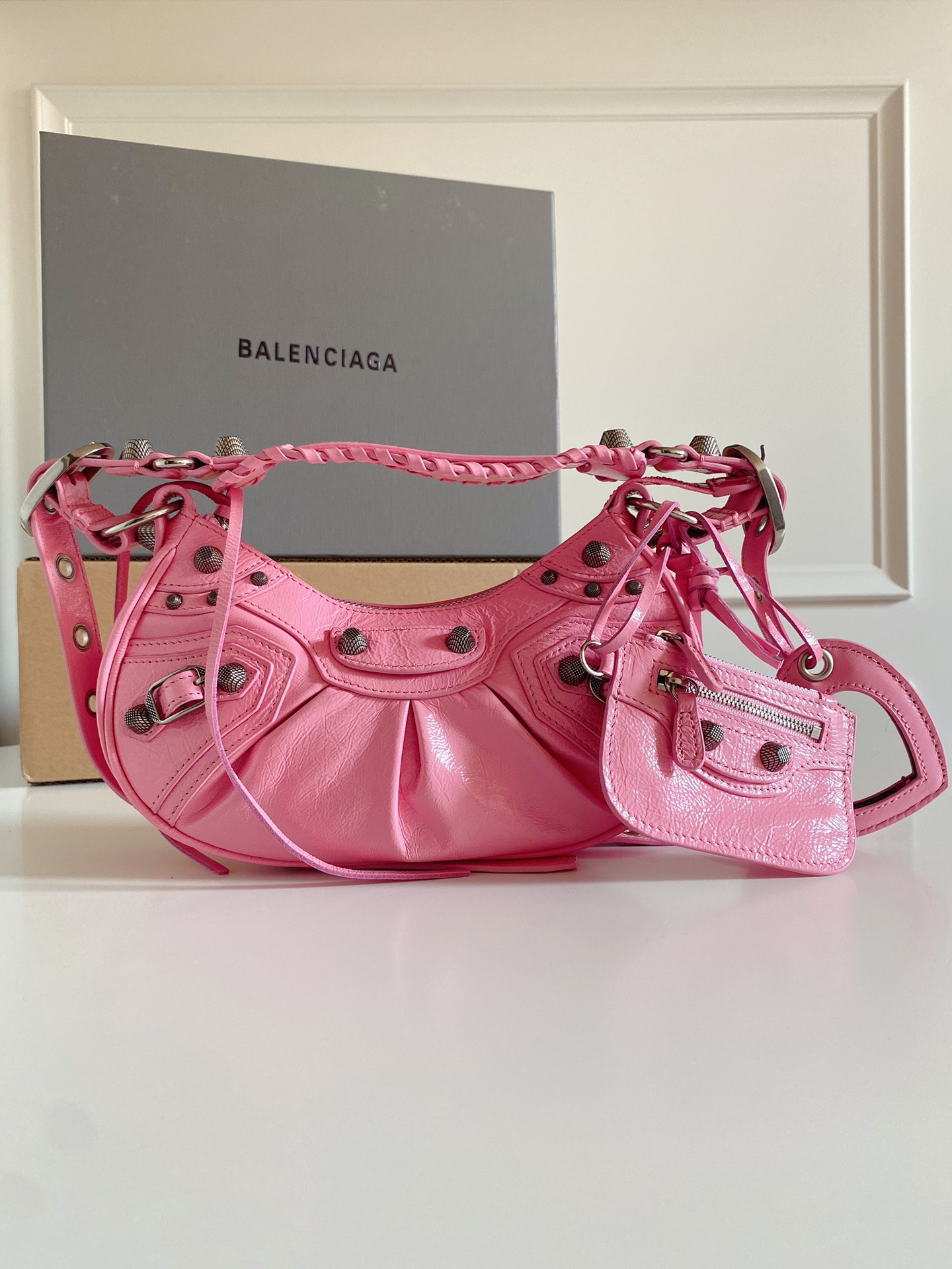 Balenciaga City Bag: Pink Leather Handbag