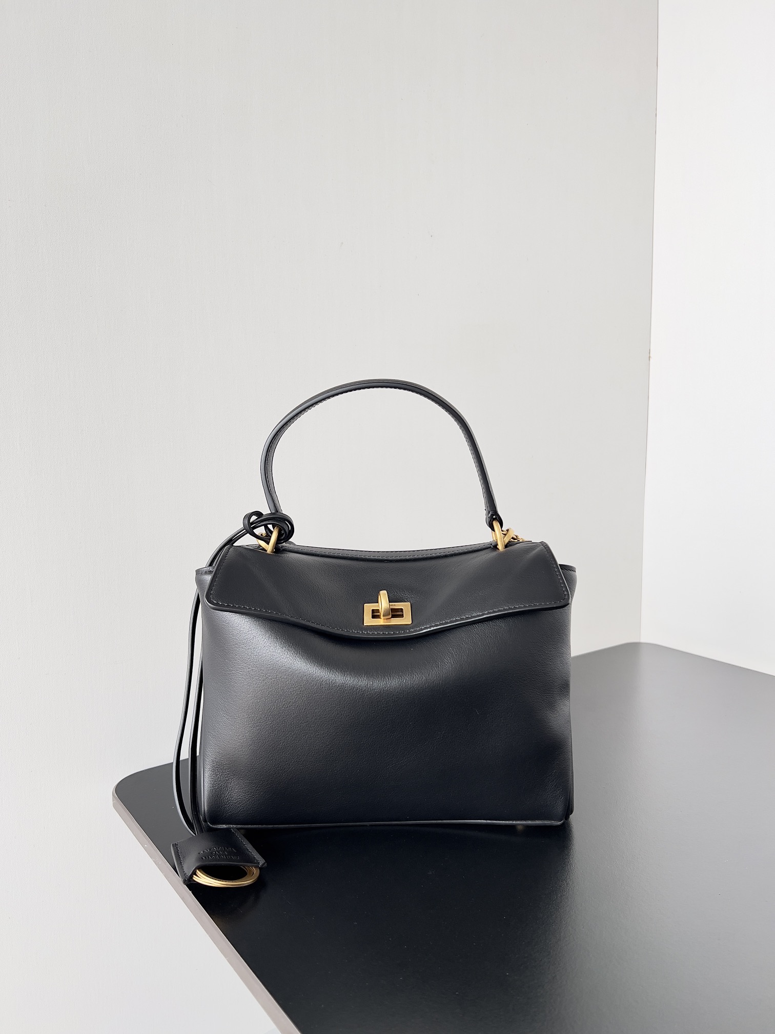 Balenciaga Leather Rodeo Mini 2024 – Black Handle Bags
