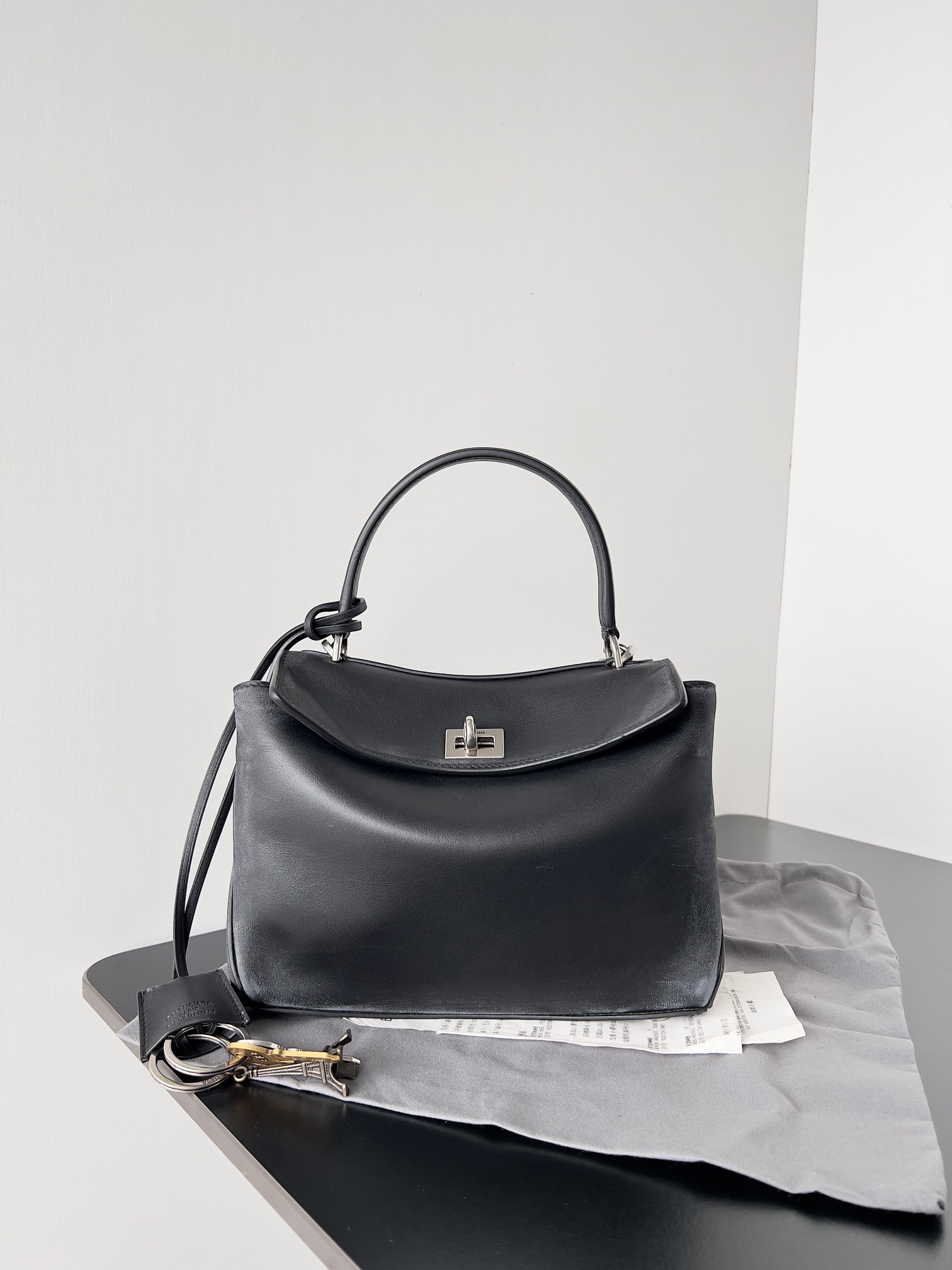 bag Balenciaga Rodeo Small Smooth Calfskin ‘Black’