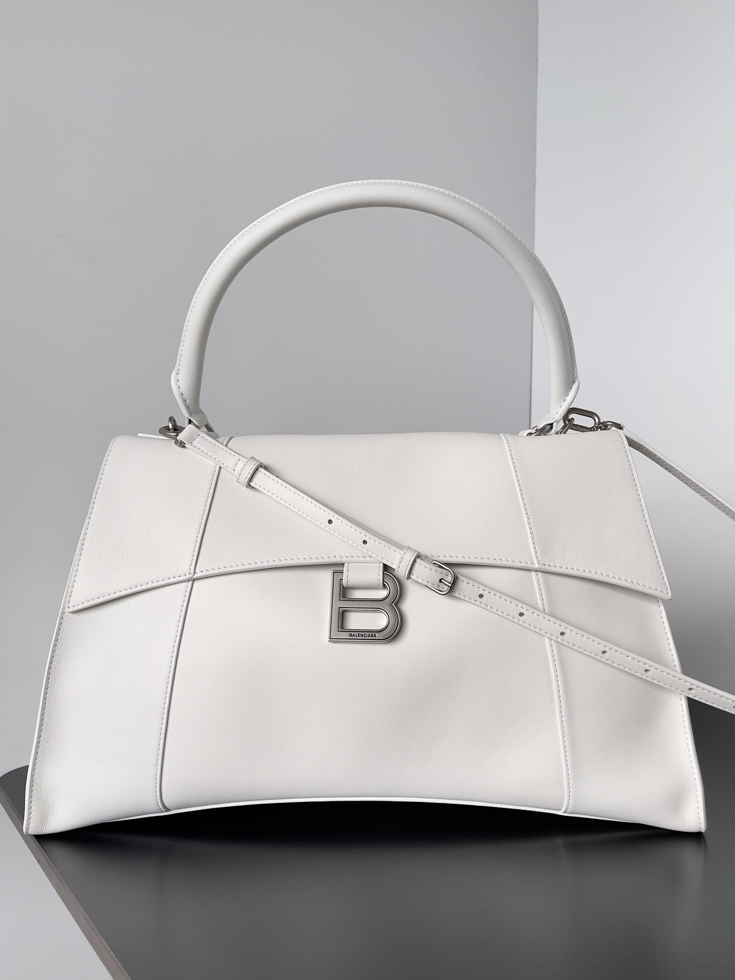 Balenciaga Downtown Small Shoulder Bag With Chain
