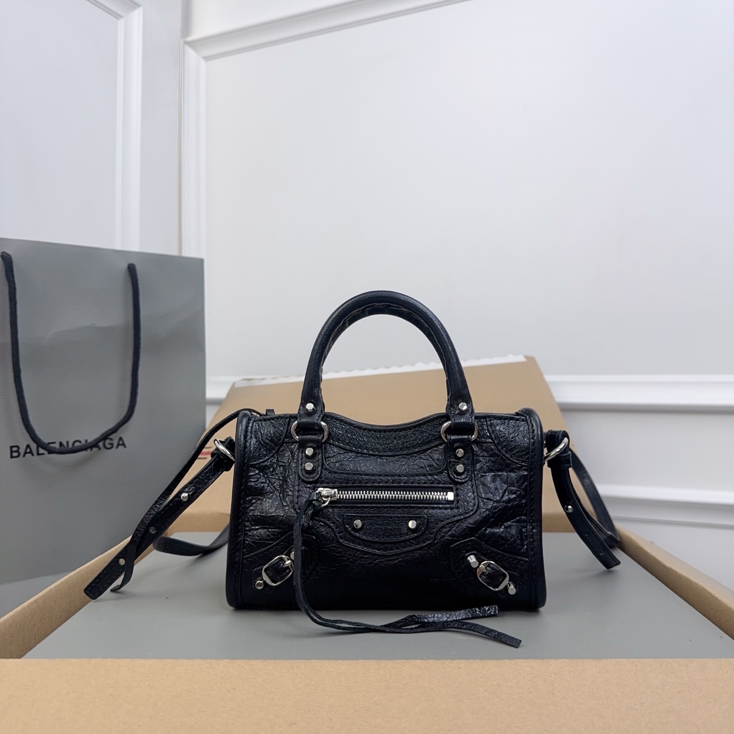 Balenciaga Le City Bag Small in Black | Balenciaga GB
