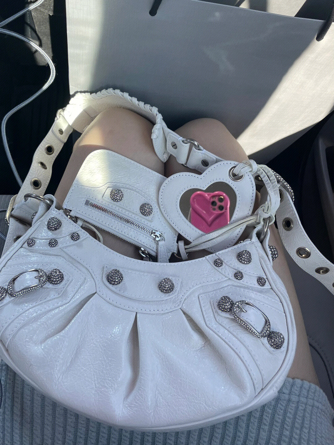 Balenciaga Le Cagole Mini Bag with Chain