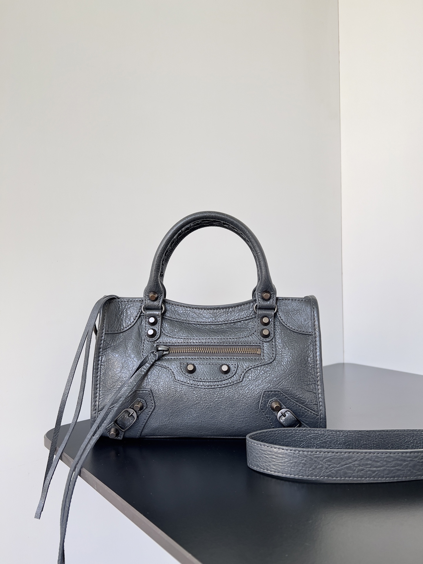 Balenciaga Women’s Le City Bag Mini With Charms in Black | Balenciaga US.